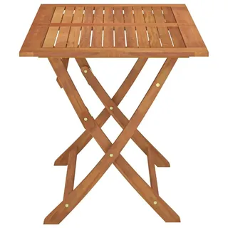 vidaXL Gartentisch Klappbar 120x70x75 cm Massivholz Eukalyptus - Braun