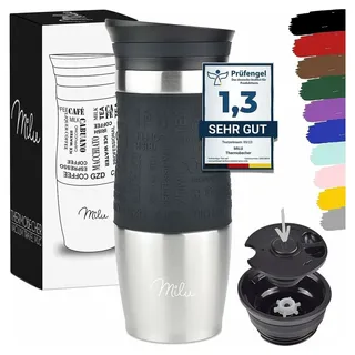 MILU Thermobecher 0,37 l Schwarz 1 St.