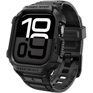 Spigen Rugged Armor Pro 2 - matte black - Apple Watch 11 42mm
