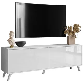 lookway Sanayi TV-Element Lowboard 156x54x38 cm Weiß Holzwerkstoff