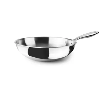 Ibili Triply Natural 30 Cm Wok - Black - One Size