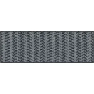 Wash+Dry Duo Denim Teppichläufer 60 x 180 cm grau