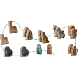 Arche Noah aus Holz mit Tieren NK-862 Nukido