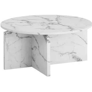 Wohnling Couchtisch Weiß 70 cm x 70 x 33 cm