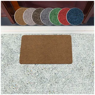ANRO Fußmatte Schmutzfangmatte Türmatte rutschfest Fußabstreifer abwaschbar robust für Eingang, Haustür, Flur innen & außen Poet Küche, 60 x 40 cm (Rechteckig)