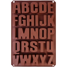 Bild von 26 Buchstaben XXL (6,5 cm) A-Z Alphabet -Extra Stabil- Silikonform Seifenform Backform Schokoladenform