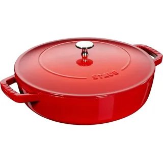 Staub Chistera Bräter 28 cm kirschrot