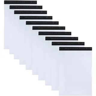 BIGJIYU 10 Stück Versandbeutel Plastik 45x60cm, Versandtaschen A2 Wasserdicht Selbstklebend Taschen für Paketversand (45x60cm)