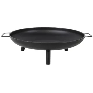 LINDER EXCLUSIV Feuerschale, Feuerkorb, Feuerstelle Garten Ø 80 cm mit Griffen