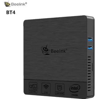 Beelink BT4 MINI PC 4GB+64GB Intel HD Graphics 600 Quad Core Atom X5-Z8500 Pocket black_EU Plug