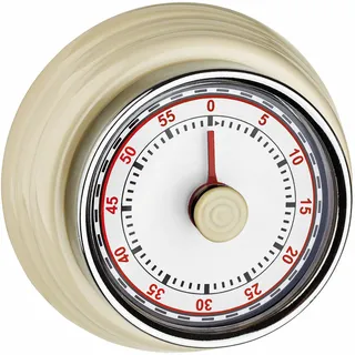 TFA Küchen Timer Eieruhr Retro-Design Beige L 74 x B 74 x H 36 mm