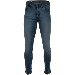 Skinny-fit-Jeans G-STAR "Jeans 3301 Slim Elto Stretch Denim", Herren, Gr. 29, N-Gr, blau, Obermaterial: 99% Baumwolle CO. 1% Elasthan EL., Jeans Skinny-fit-Jeans