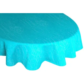 Wirth Tischdecke Lahnstein oval 130 x 190 cm Blau