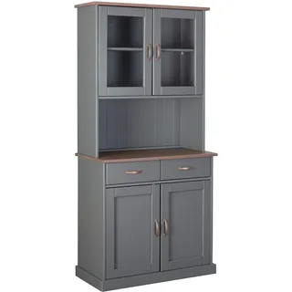 Interlink Buffetschrank Luzerna 5.1 90 x 190 x 45 cm Grau/Sepia