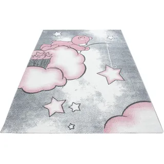 Ayyildiz Kinderteppich »Kids Grau/Weiß/Pink ca. 80x150cm