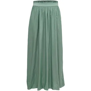 Only Damen ONLVENEDIG LIFE LONG SKIRT WVN NOOS 15164606, Grün