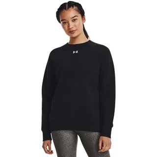 Under Armour Rival Fleece Sweatshirt Schwarz/Weiß XL