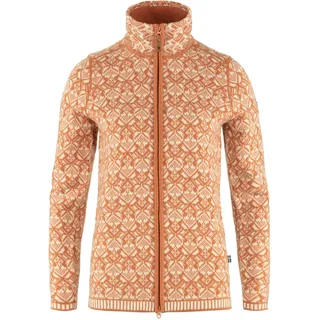 Fjällräven Snow Cardigan rotbraun/weiß XS
