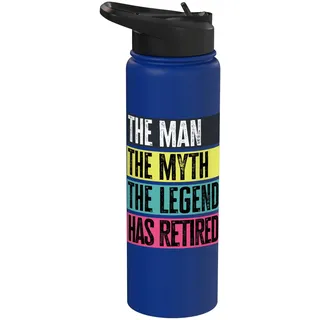 Der Mythos „Lustiger Mann im Retro-Look“ ist im Ruhestand Stainless Steel Insulated Water Bottle