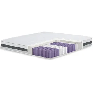 The White Stone Taschenfederkernmatratze 200 x 200 cm mittelsteif