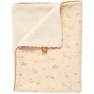 Sauthon Babydecke, 75 x 100 cm, aus Sherpa, Beige