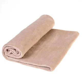 Atmosphera Créateur d'intérieur Plaid 180 x 230 cm Beige