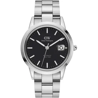 Daniel Wellington Ikonische Uhr aus silberfarbenem Edelstahl (316L)