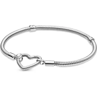 Pandora Moments Armband Herzverschluss Silber 599539C00 18 cm