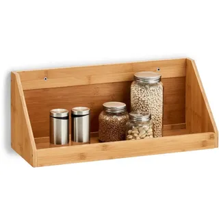 Zeller Wandregal 50 x 20 x 20 cm Braun