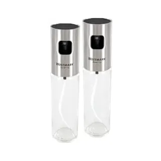 Westmark Essig-/Ölspender Set 17,5 cm 100 ml Edelstahl Glas