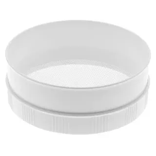 SCHNEIDER Mehlsieb, Edelstahlmaschen, Ø 305 mm, Sieb aus stabilem Kunststoff mit praktischen Rillen, Drahtstärke: 0,45 mm