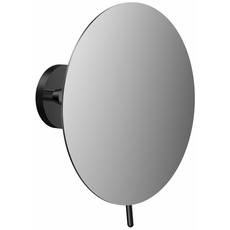 frasco Wandspiegel 3-fach, rund, D: 200 mm, schwarz  830901400