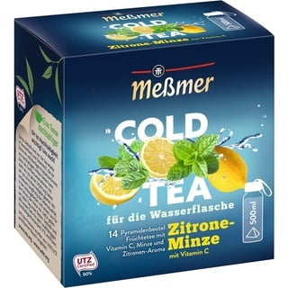 Meßmer Cold Tea Zitrone-Minze Eistee,