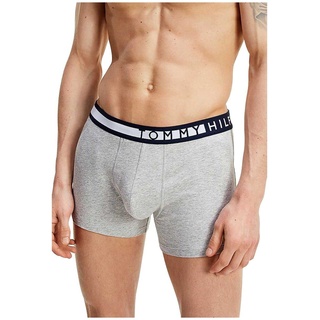 Tommy Hilfiger Herren 3er Pack Boxershorts Trunks Unterwäsche, Blau (PVH Black/PVH White/Grey Heather), XXL