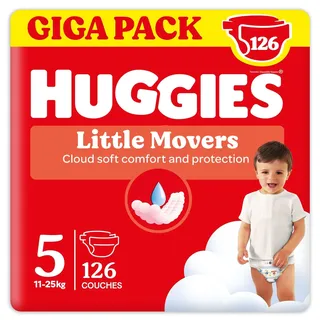 Huggies Little Movers Gr. 5 (11-16 kg) 126 St.