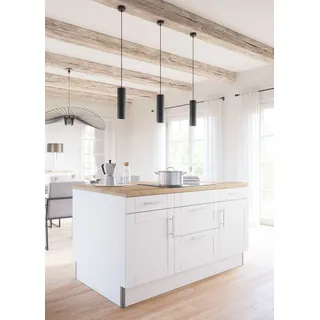 kochstation Kochinsel KS-Ahus 160 x 95 x 90,8 cm Weiß