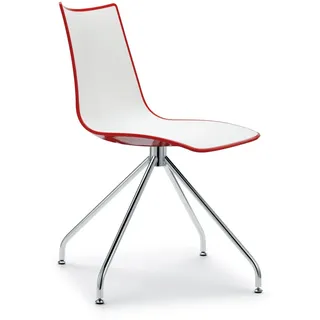 Drehstuhl Zebra Bicolore - 211 - white/orange