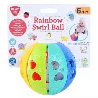 Playgo: Bunter Regenbogen-Spielball