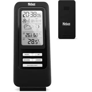 MEBUS Wetterstation 40687 Schwarz