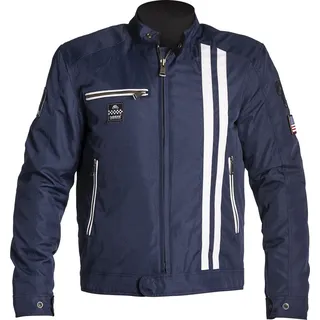 Helstons Cobra Snake Jacke Blau/Weiß XL