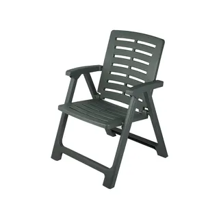 PROGARDEN Stuhl Rexi, Kunstharz, klappbar, Grün, 55 x 60 x 82 cm