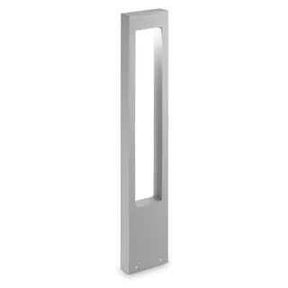 Ideal Lux Außenleuchte Aluminium Glas 80 cm 1 Licht G9 grau