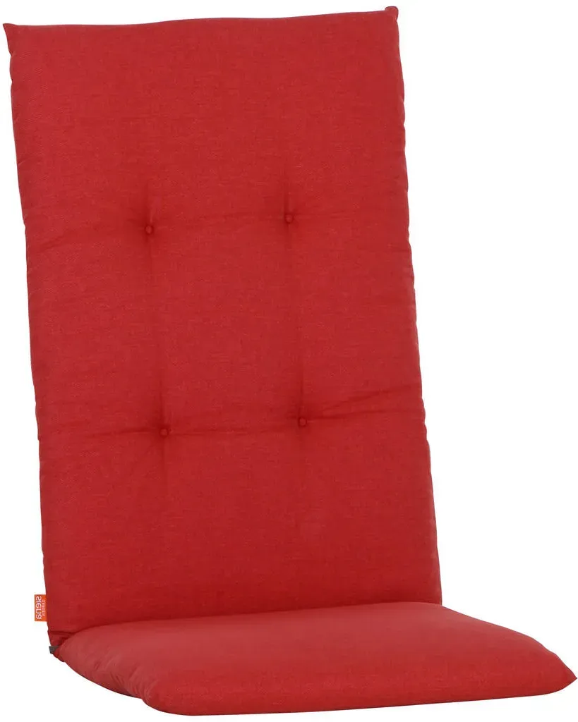 Bild von Sesselauflagenset, Rot, - 48x6x120 cm,