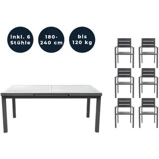 Home Deluxe Calido Set 7-tlg. Grau