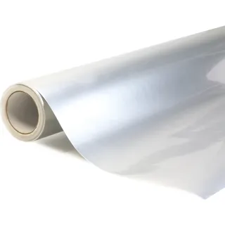 Super glänzend metallisch silber wrapfolie 152x700cm - innen/außen