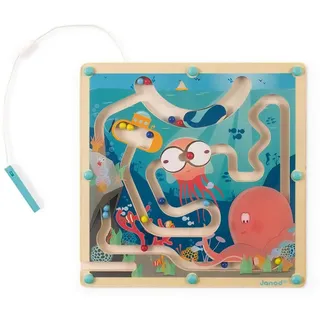 Janod Magnetisches Ozeanlabyrinth - Multicolor - 24 Monate-5 Jahre