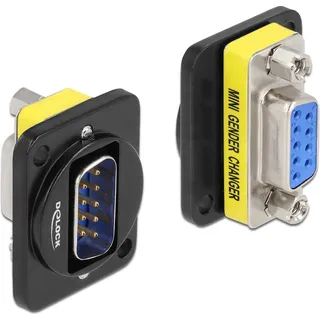 DeLock D-Typ Modul DB9 Stecker zu DB9 Buchse