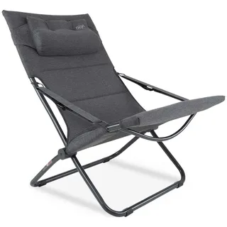 Crespo Campingstuhl AP263 Tex Supreme Garten Liege Stuhl Lounger Klappstuhl Alu
