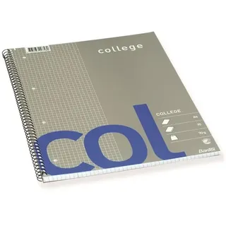 Bantex Col College Pad Squared Punched Holes A4