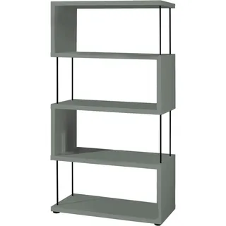 Standregal MÄUSBACHER "Sticks Regale", pine grün matt lack nb, B:66cm H:126cm T:33cm, Holzwerkstoff, Regale, Standregal, Breite 66 cm